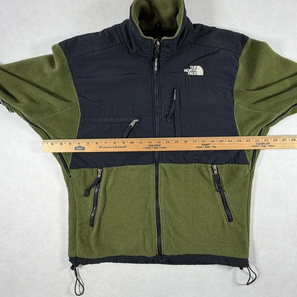 Vintage The North Face Denali Fleece Jacket Mens Medium Olive Green Full Zip
